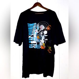 Space Jam Bugs Bunny Slam Dunk Looney Tune Squad Men  Cotton Black Tee Shirt 2XL